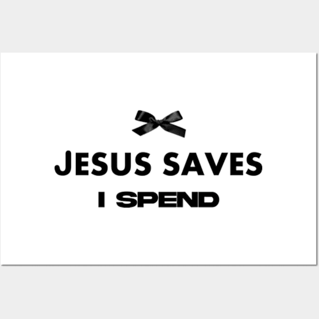 Jesus saves Wall Art by aishc